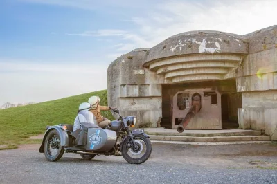 Feel the wind on a vintage sidecar ride to omaha beach, arromanches, and bayeux with a passionate local guide. includes pickup, gear, and stories that stay with you.