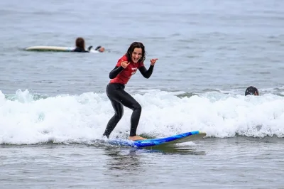 Feel the pacific at pismo beach with surf lessons from sandbar surf school. includes wetsuit, board, and local tips—plus a few laughs with real surfers.