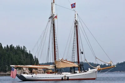 Sail casco bay from portland on a historic maine schooner, spot lighthouses & seals, bring your own picnic or help hoist the sails. two-hour cruise with all ages welcome.