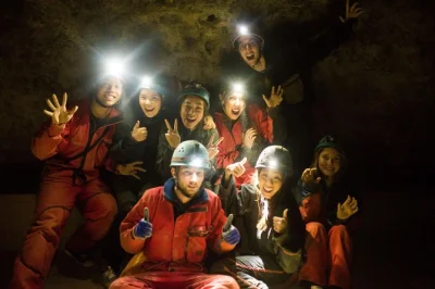 Crawl, climb, and squeeze through budapest’s longest cave labyrinth on a small-group caving tour. includes helmet, headlamp, overalls, and expert guidance.
