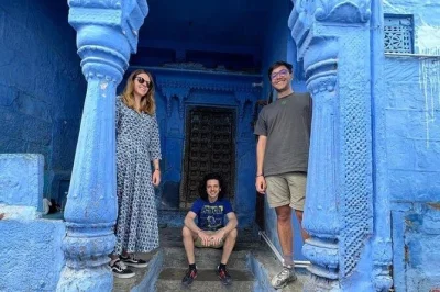 Step into jodhpur’s blue lanes, meet locals, see mehrangarh fort views, and wander hidden havelis. includes hotel pickup, local guide, and bottled water.