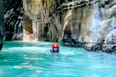 Feel the rush on 5 ziplines over waterfalls, hike through jungle, and swim in river pools near amber cove. includes pickup, dominican lunch, drinks.