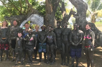 Feel the warmth of nadi with a hotel pickup, stroll through orchid gardens, soak in sabeto mud pools, and meet locals in a fijian village. entry fees included.