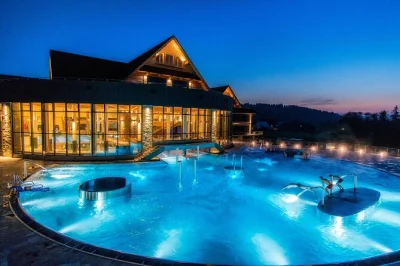 Leave krakow for an evening at chocholow thermal baths, soaking in mineral pools, relaxing in saunas, and enjoying sunset views. includes hotel pickup and return.