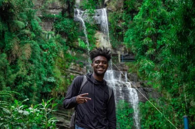 Feel the mist at colombia’s tallest waterfall, hike cloud forests near bogotá, and share a homemade lunch with locals—private tour with pickup included.