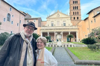 Explore trastevere & tiber island with a local guide. visit santa maria, piazza trilussa, artisan shops, and enjoy handmade gelato. wheelchair accessible.