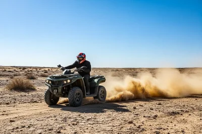 Feel the grit of agafay desert on a quad bike, ride camels at sunset, and share a moroccan dinner with live music and fire show—includes pickup from marrakech.