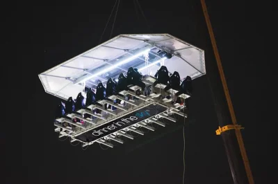 Dangle 40 meters above athens for a multi-course dinner with acropolis views, unlimited wine, and a friendly chef team. includes drinks and local flavors.