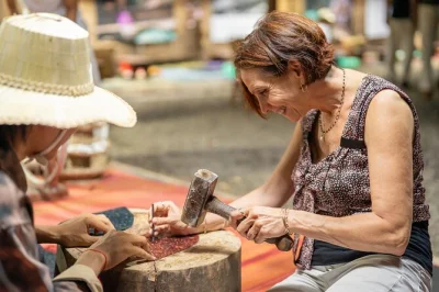 Feel lotus petals in your hands, craft khmer souvenirs, and glide by boat through siem reap’s lotus fields—includes all workshops, local guide, and tea.