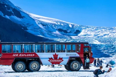 Feel the chill of the columbia icefield, walk the glacier skywalk, and enjoy a hot buffet lunch. includes jasper pickup and a local guide for a full day out.