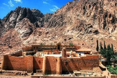 Climb moses mountain for sunrise, visit st catherine monastery, and experience sinai’s desert on this 2-day guided tour from cairo. hotel, meals, entry included.