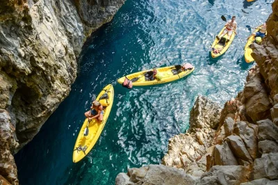 Chase sea caves, white sand, and shipwrecks on dugi otok with a local guide. includes ferry tickets, kayaking gear, and time to play picigin at sakarun beach.
