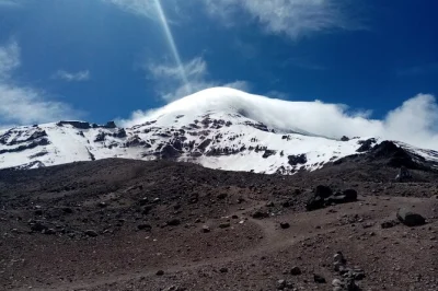 Descubre el volcán chimborazo, avista vicuñas salvajes y camina hasta la laguna condorcocha con guía local. recogida en hotel para un día sin complicaciones.