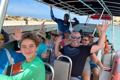 Feel the rush to klein curacao by powerboat, spot sea turtles, climb the old lighthouse, and enjoy a caribbean lunch on the sand. includes drinks and beach time.