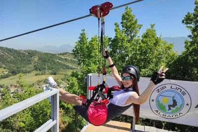 Feel your heart race on the balkans’ longest zipline near tirana, glide above petrela castle, and explore the historic village after—with instructor and certificate.