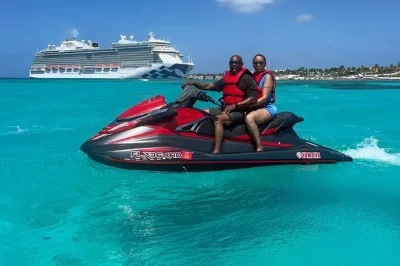 Feel the spray and speed of grand turk’s waters on your own jet ski, with flexible 30 or 60-minute rentals, safety gear included, and easy pickup nearby.