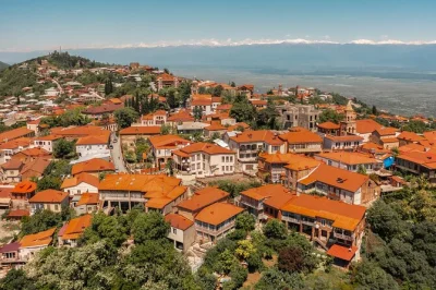Entdecken sie kakheti und sighnaghi bei einer geführten tagestour ab tiflis. inklusive kloster bodbe, brotbacken, weinprobe und lokaler küche.