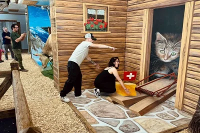 Step inside interlaken’s swiss selfie museum for playful photo stations, 3d murals by international artists, and a giant ball pool—includes easy entry.