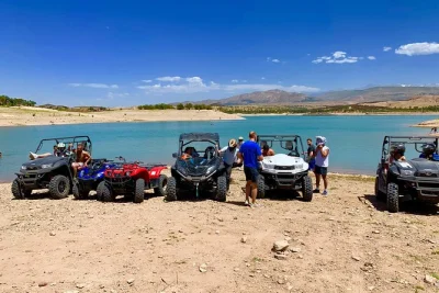 Ride a buggy from lake takerkoust to agafay desert. small groups, mint tea in a berber tent, hotel pickup. book your marrakech half-day tour now.