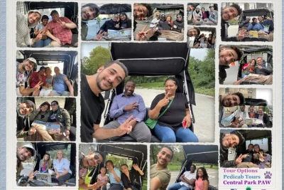 Erlebe eine pedicab-tour durch den central park, entdecke berühmte filmorte und mach fotos an bethesda fountain, bow bridge & strawberry fields. jetzt online buchen.