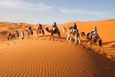 Experience a 3-day marrakech to merzouga desert tour. cross the atlas, visit ait benhaddou, ride camels in erg chebbi & sleep in a berber camp.