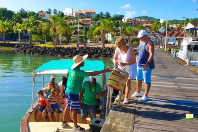 Step onto a small boat in trois-Îlets for a guided mangrove cruise through génipa bay, with fresh juice, cake, and local rum included. book your spot—spaces fill fast.