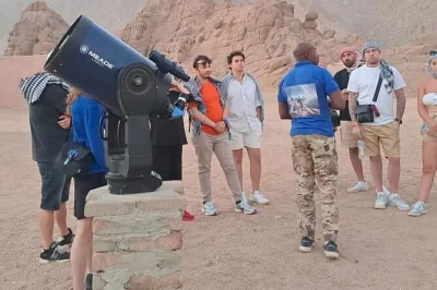 Vivez le désert du sinaï en quad, partagez un thé avec des bédouins après une balade à dos de chameau, savourez un dîner barbecue au coucher du soleil et observez les étoiles à sharm el sheik