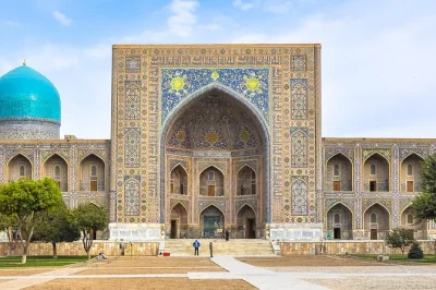 Hear the call to prayer echo in samarkand’s registan, wander ancient bazaars, and taste local flavors on this day trip from tashkent with train tickets and lunch included.