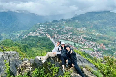 Start your sapa day trip with a local guide, trekking through muong hoa valley, bamboo forests, and mountain villages. includes lunch, pickup, and entry fees.