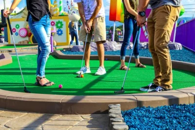 Step into a candy-themed mini golf adventure at crave golf club in pigeon forge. play indoor and rooftop courses, visit the candy shop, and enjoy family fun with easy access.