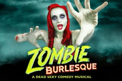 Diversão garantida no zombie burlesque em las vegas—banda ao vivo, zumbis malucos e retirada fácil dos ingressos no v theater do planet hollywood. garanta seu lugar!
