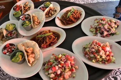 Let the flavors of san jose del cabo surprise you on a relaxed evening taco tour with tequila tastings, local guides, and stops at five unique eateries.