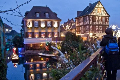 Feel the warmth of alsace’s christmas markets from colmar with wine tasting, festive villages, and cozy evening lights. includes pickup and local guide.