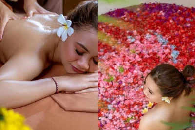 Entspanne bei einer luxus-spa-behandlung auf bali mit massage, peeling und blumenbad. inklusive hoteltransfer, kräutertees und erfahrenen therapeuten. plätze begrenzt.