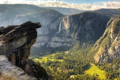 Erwache im yosemite valley, schlendere zwischen riesigen mammutbäumen und genieße den ausblick vom glacier point – 2 tage ab san francisco mit umweltfreundlichem transport und hotelabholung.