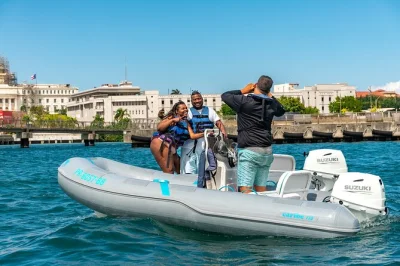 Feel the thrill of piloting your own mini boat in san juan bay, cruise past old san juan’s forts, and explore mangroves with a local guide—includes drinks.