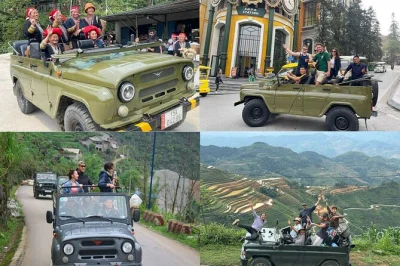 Wind through sapa’s muong hoa valley by open-air jeep, meet hmong & dao families, and take in endless rice terraces. includes pickup, local guide, and entry fees.