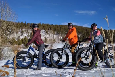 Ride fat bikes through breckenridge, hear mining tales, sample craft spirits at breckenridge distillery and local brews, with return shuttle included. book your spot.
