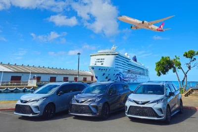 Chegue em honolulu sem estresse com transfer privado do aeroporto ou porto de cruzeiros, tempo de espera flexível e motorista local. inclui busca, carro com ar-condicionado e cancelamento grátis.