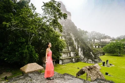 Hear jungle sounds at sunrise, climb ancient tikal temples, and share guatemalan lunch with your guide. includes flores hotel pickup and all entry fees.