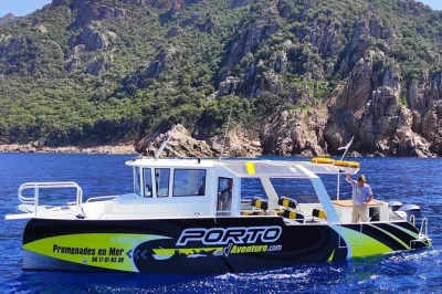 Set out from porto to the calanches de piana by boat, sail past red cliffs and hidden caves to capo rosso, with english or french guide included.