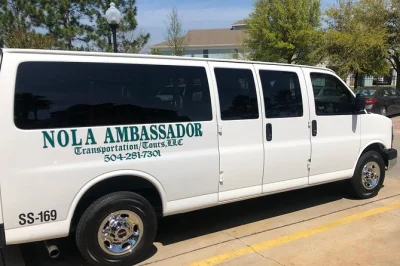 New orleans, flughafen, transfer mit einheimischem, echte südstaaten-gastfreundschaft und direkter kontakt für sorgenfreie ankunft. abholung inklusive.