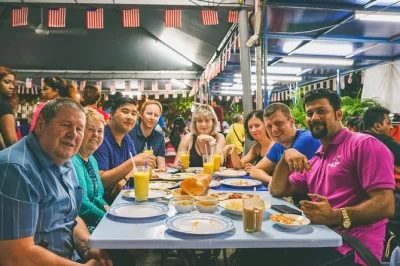 Follow your nose through kuala lumpur’s buzzing night markets, taste local hawker food in little india, and share laughs with your guide. includes all tastings and transfers.