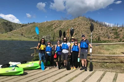Float the madison river near bozeman on a guided kayak tour. spot wildlife, hear local stories, and paddle with a certified guide. includes pickup and all gear.