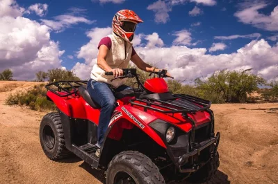 Feel the rush of a guided atv ride through the sonoran desert near phoenix & scottsdale. includes all gear, snacks, photos, and local guide for a real off-road adventure.