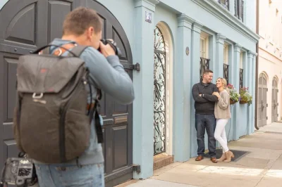 Cherish your charleston trip with a private photo session at rainbow row, the battery, and waterfront park. includes professional photos, friendly guidance, and flexible locations.