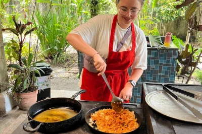 Découvrez une ferme costaricienne, cueillez des ingrédients frais, cuisinez au feu de bois et partagez un repas en plein air. déjeuner ou dîner inclus avec guide local.