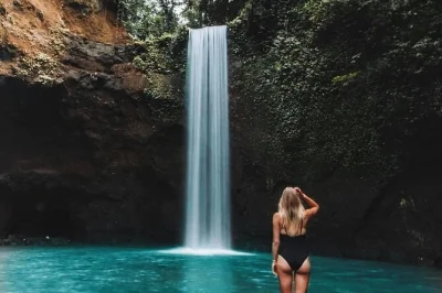 Entdecke die kanto lampo wasserfälle, spaziere durch die reisterrassen von tegalalang, schwing dich über palmen und erlebe balis natur mit lokalem guide und abholung inklusive.