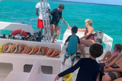 Feel the sand between your toes on a bahamas scavenger hunt, searching for queen conch and sea shells with a local guide. includes snacks, snorkeling gear, and wifi.