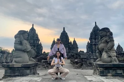 Feel ancient stones under your hands at borobudur and prambanan, climb to the top with a local guide, and skip the ticket hassle—includes pickup from your hotel.